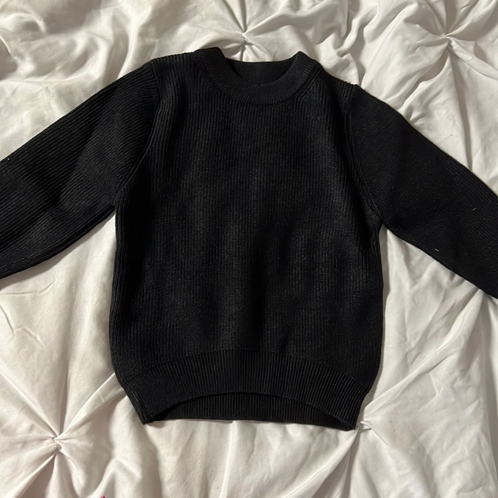 Boys black sweater